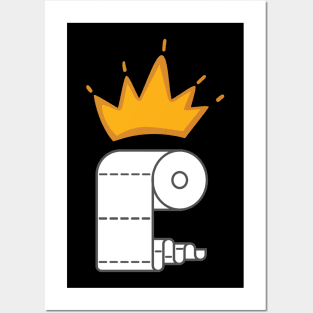 Toilet Paper King Posters and Art